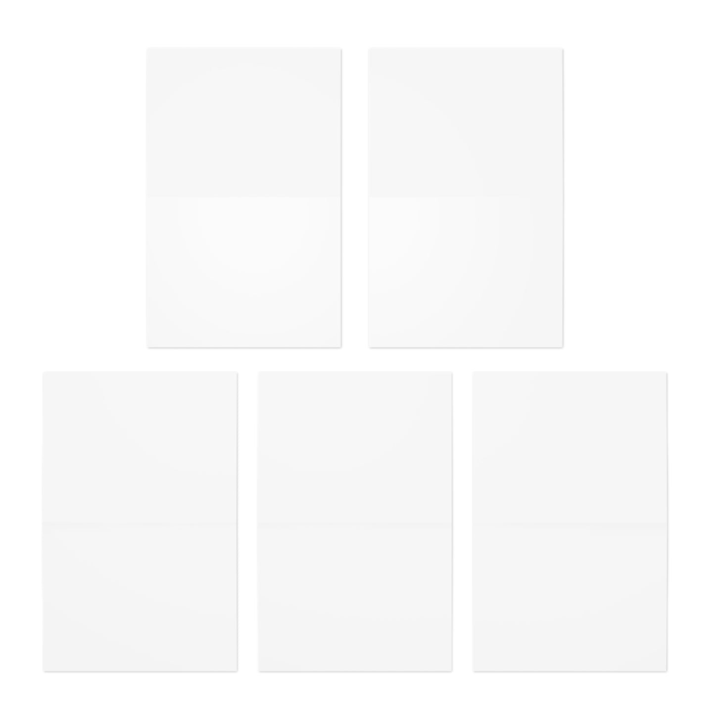 silent breath — Japanese Botanical Greeting Cards (Set of 5)